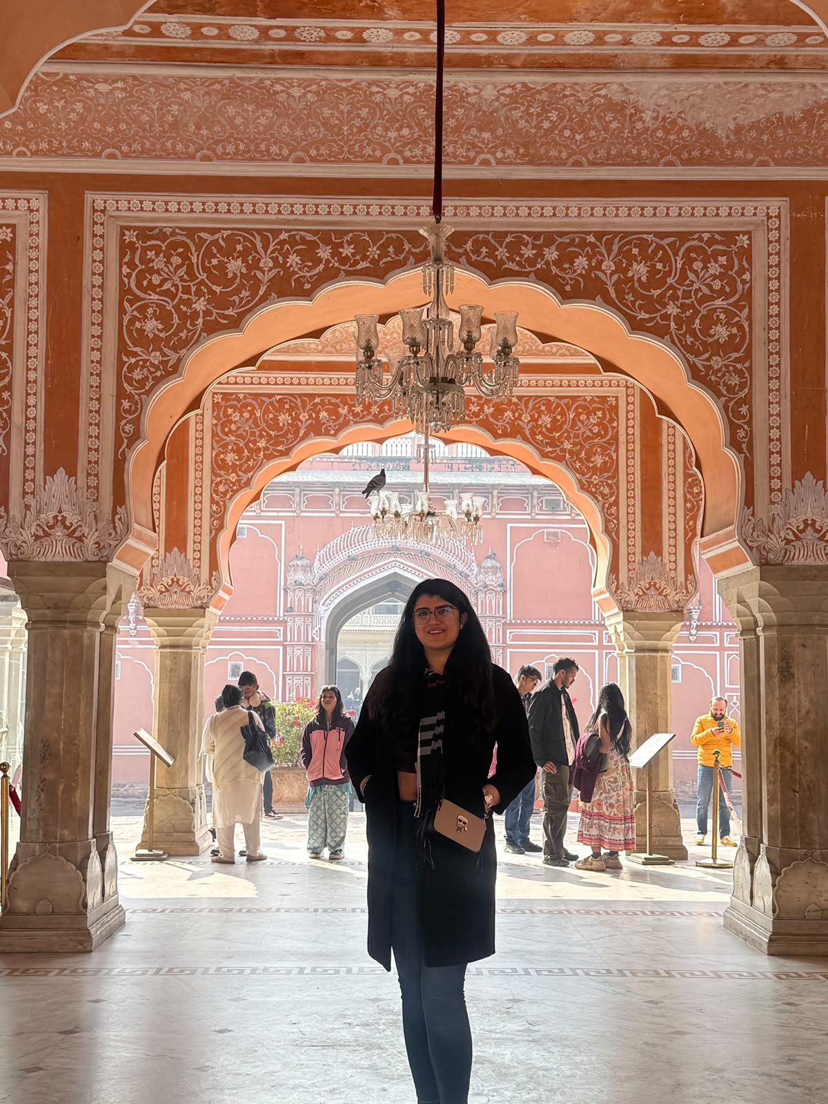 Simran at the City Palace
